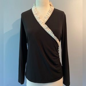 GUC Faux Wrap Long sleeve shirt
